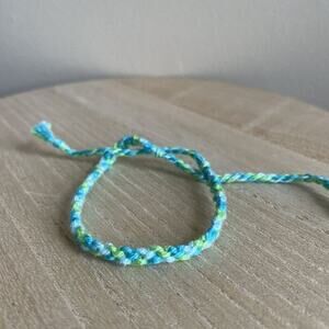 Susannah Bracelet, anklet, trendy, comfortable, tie, embroidery thread, woven, g